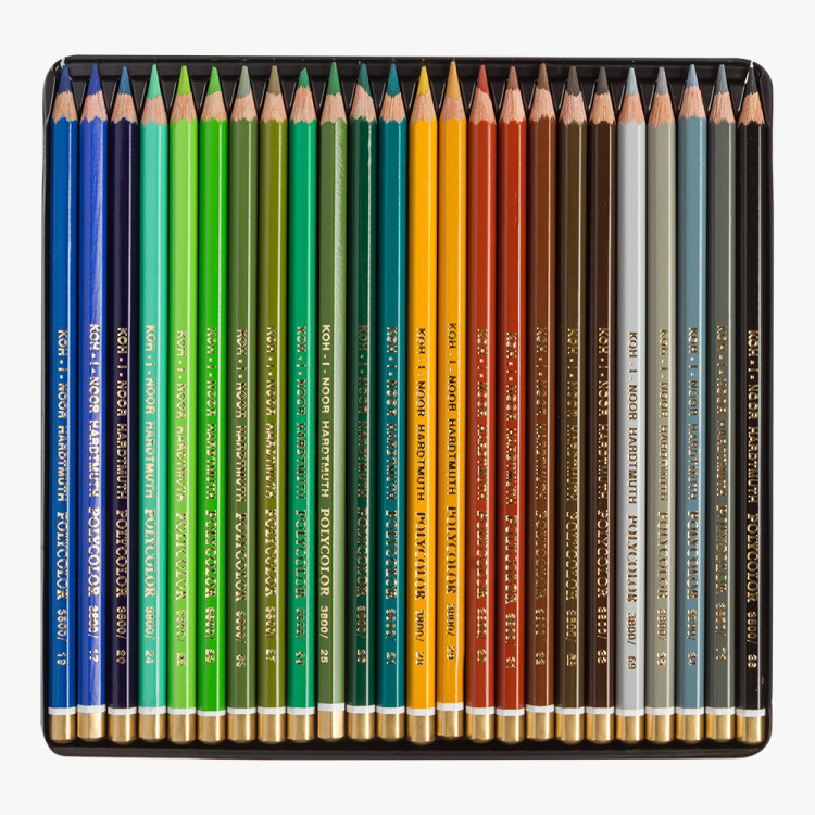 Koh-I-Noor : Polycolor : Artist Colored Pencils 3824 : Set Of 24 : Portrait