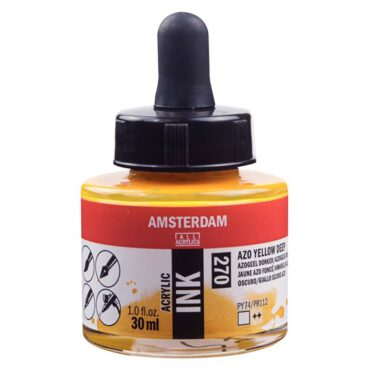 Amsterdam acryl Inkt 30ml 270 azo geel donker