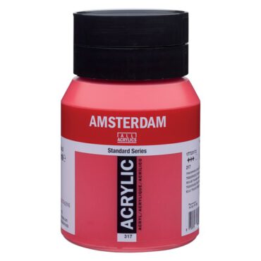Amsterdam Standard pot 500ml - 317 Transparantrood Middel
