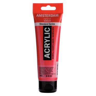 Amsterdam Standard tube 120ml - 348 Permanentrood Purper