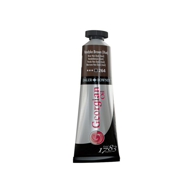 DR Georgian olieverf tube 38ml - 264 Vandyke Brown (imit)