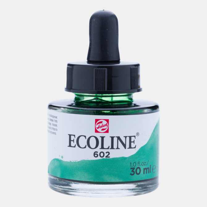 Ecoline 30ml - 602 Donkergroen