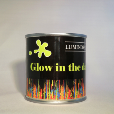 Fotoluminescerende/glow in the dark verf - flacon 250gr. - groen