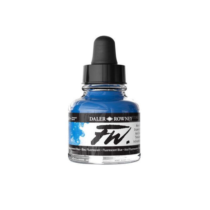 FW Artist Acrylinkt 29,5ml - no.100 Fluorescent Blue