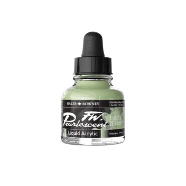 FW Pearlescent acrylinkt 29,5ml - no.129 Silver moss