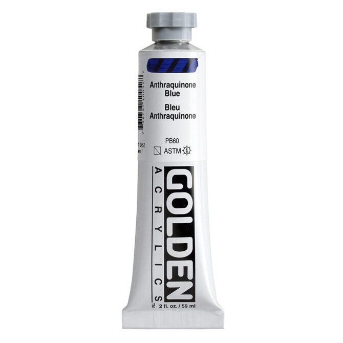 Golden Heavy Body Acrylics tube 59ml - 1005 Anthraquinone Blue (s7)