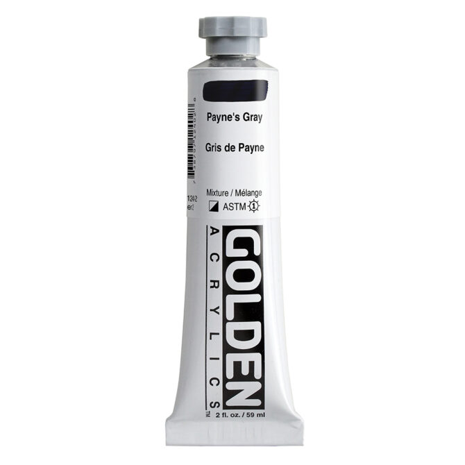 Golden Heavy Body Acrylics tube 59ml - 1240 Paynes Gray (s2)