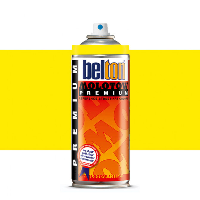 Molotow Belton Premium Artist Spraypaint 400ml - 232 Neon Yellow