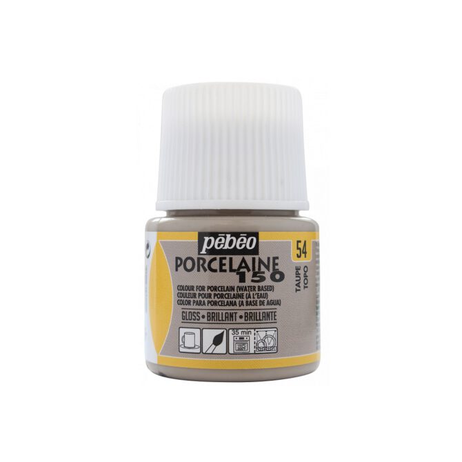 Pebeo Porcelaine 150 Porseleinverf 45ml - 54 Taupe