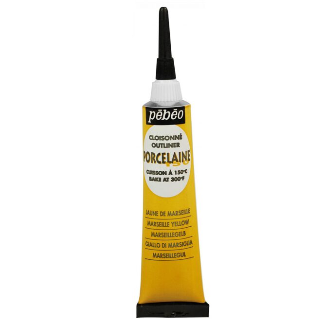 Pebeo Porcelaine Outliner tube 20ml - 01 Marseilles Yellow