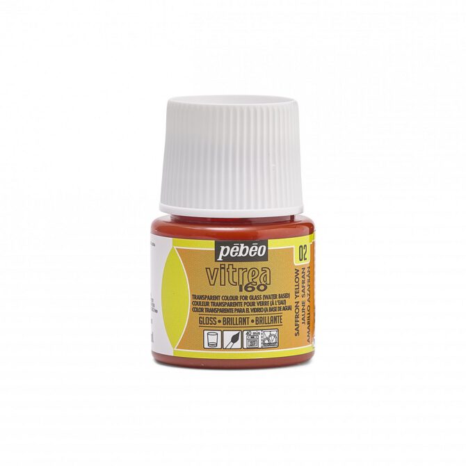 Pebeo Vitrea glasverf 45ml GLOSS - 02 Saffron Yellow