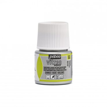 Pebeo Vitrea glasverf 45ml SHIMMER - 66 Zilver