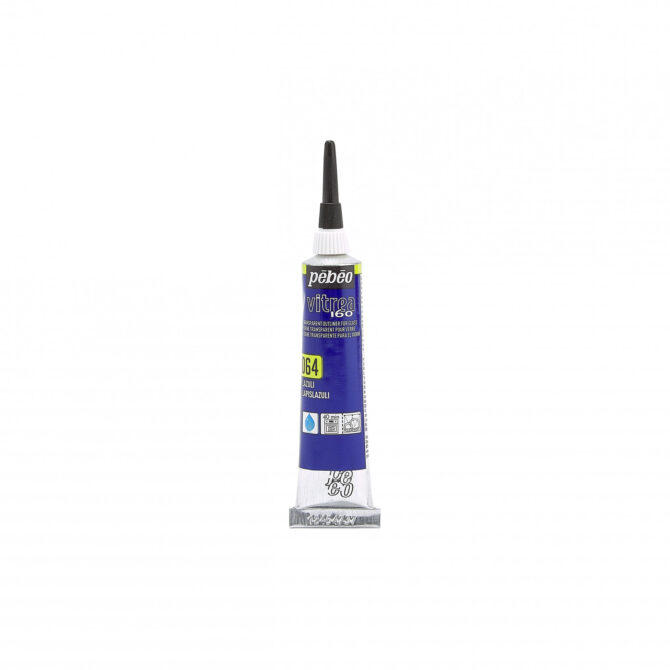 Pebeo Vitrea Outliner tube 20ml - Lazuli