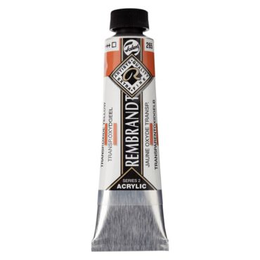 Rembrandt Acrylverf tube 40ml - no.265 transparant oxide geel