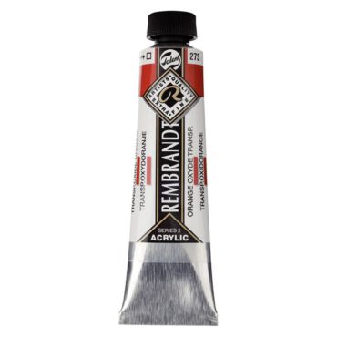 Rembrandt Acrylverf tube 40ml - no.273 transparant oxide oranje