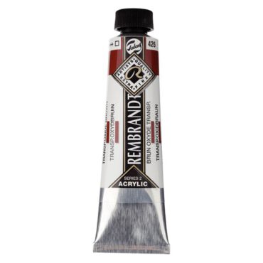 Rembrandt Acrylverf tube 40ml - no.426 transparant oxide bruin