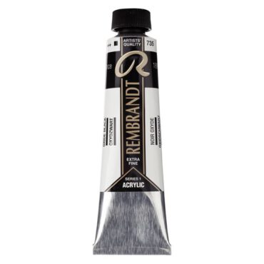 Rembrandt Acrylverf tube 40ml - no.735 oxide zwart