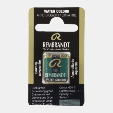 Rembrandt water colour half napje - 630 Dusk green (s1)