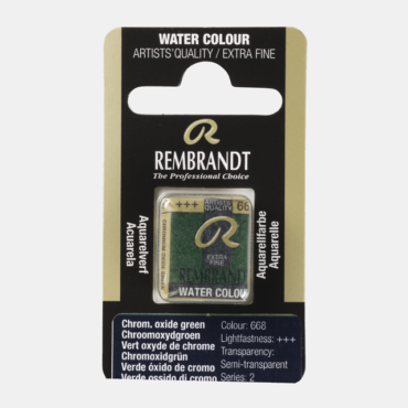 Rembrandt water colour half napje - 668 Chromium oxide green (s2)