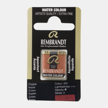 Rembrandt water colour half napje - 805 Copper (s3)