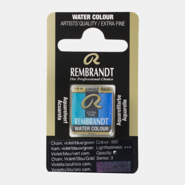 Rembrandt water colour half napje - 862 Chameleon violet/blue/green (s3)