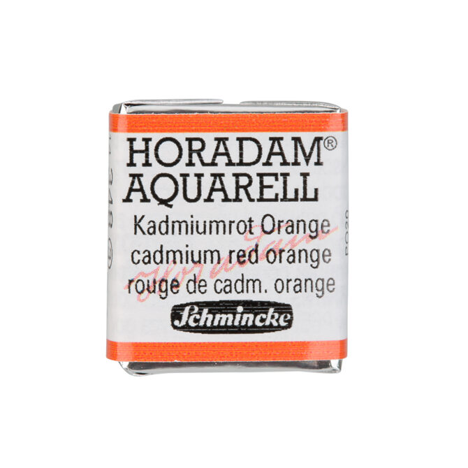 Schmincke Horadam Aquarel 1/2 napje - 348 Cadmium Red Orange (s3)