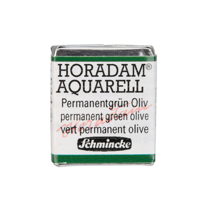 Schmincke Horadam Aquarel 1/2 napje - 534 Permanent Green Olive (s2)