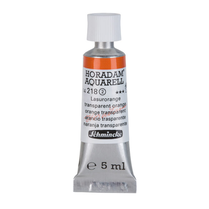 Schmincke Horadam Aquarel tube 5ml - 218 Transparent Orange (s2)