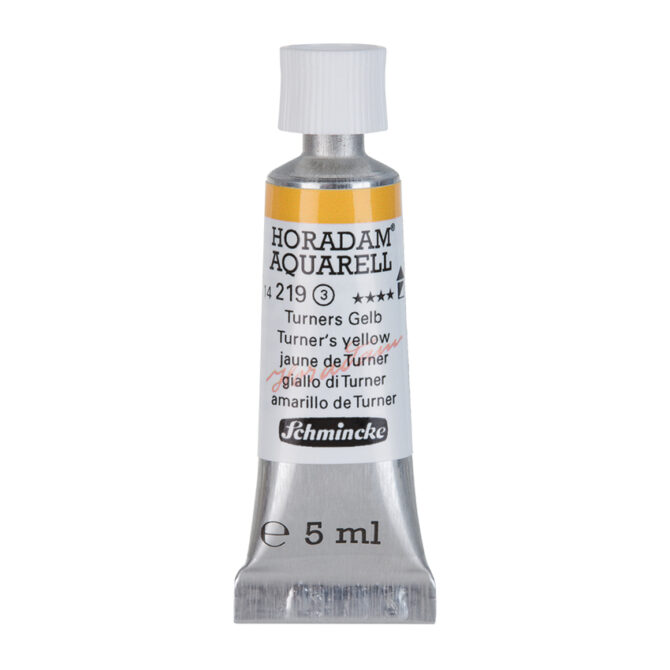 Schmincke Horadam Aquarel tube 5ml - 219 Turner's Yellow (s3)