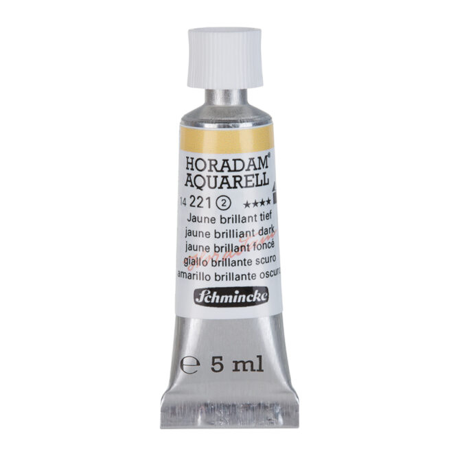 Schmincke Horadam Aquarel tube 5ml - 221 Jaune Brilliant Dark (s2)