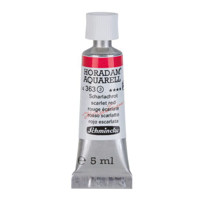 Schmincke Horadam Aquarel tube 5ml - 363 Scarlet Red (s3)