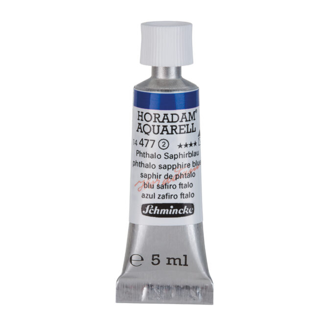 Schmincke Horadam Aquarel tube 5ml - 477 Phthalo Sapphire Blue (s2)