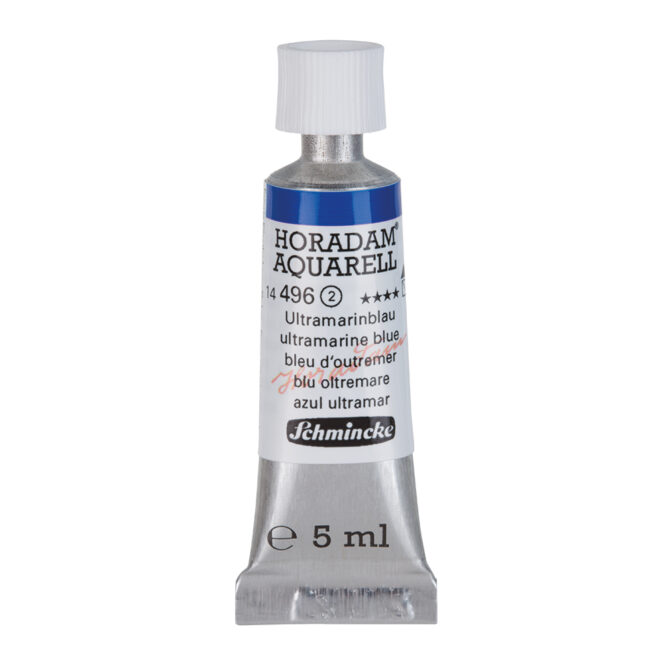 Schmincke Horadam Aquarel tube 5ml - 496 Ultramarine Blue (s2)