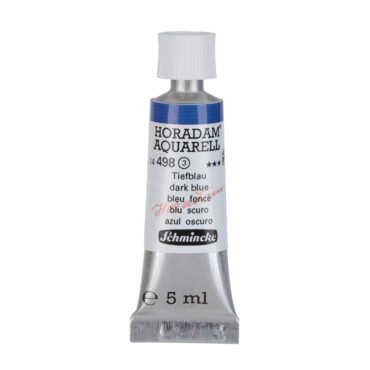 Schmincke Horadam Aquarel tube 5ml - 498 Dark Blue (s3)