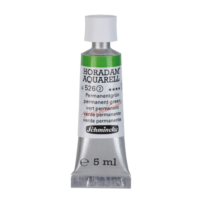 Schmincke Horadam Aquarel tube 5ml - 526 Permanent Green (s2)