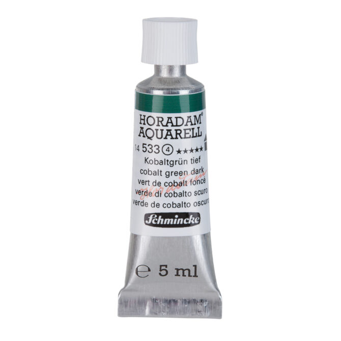 Schmincke Horadam Aquarel tube 5ml - 533 Cobalt Green Dark (s4)