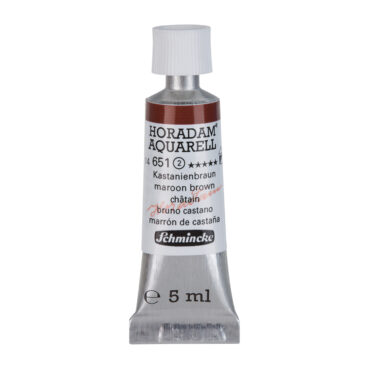 Schmincke Horadam Aquarel tube 5ml - 651 Maroon Brown (s2)