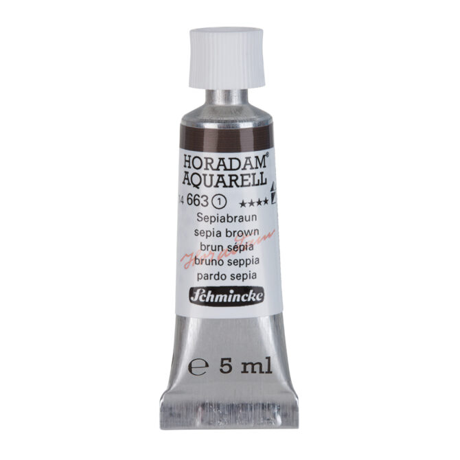 Schmincke Horadam Aquarel tube 5ml - 663 Sepia Brown (s1)