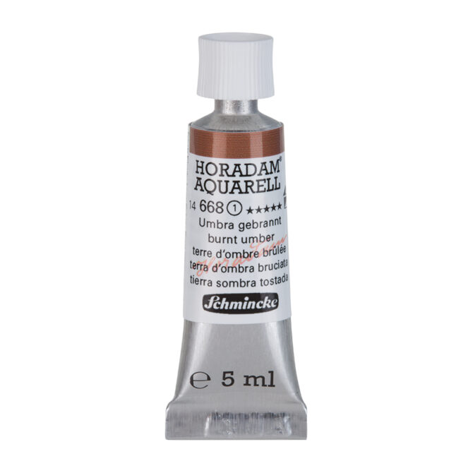 Schmincke Horadam Aquarel tube 5ml - 668 Burnt Umber (s1)