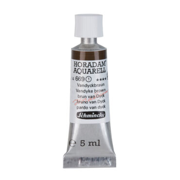 Schmincke Horadam Aquarel tube 5ml - 669 Vandyke Brown (s1)