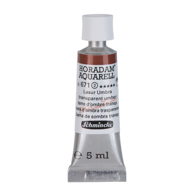 Schmincke Horadam Aquarel tube 5ml - 671 Transparent Umber (s2)