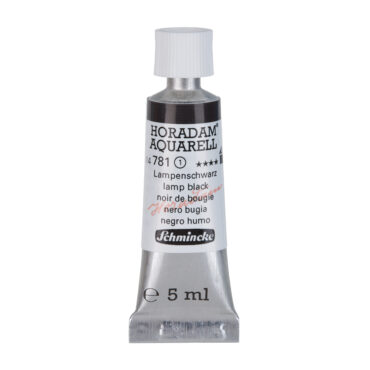 Schmincke Horadam Aquarel tube 5ml - 781 Lamp Black (s1)