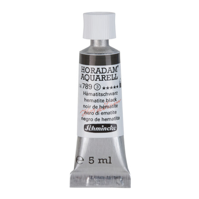 Schmincke Horadam Aquarel tube 5ml - 789 Hematite Black (s3)