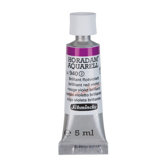 Schmincke Horadam Aquarel tube 5ml - 940 Brilliant Red Violet (s2)