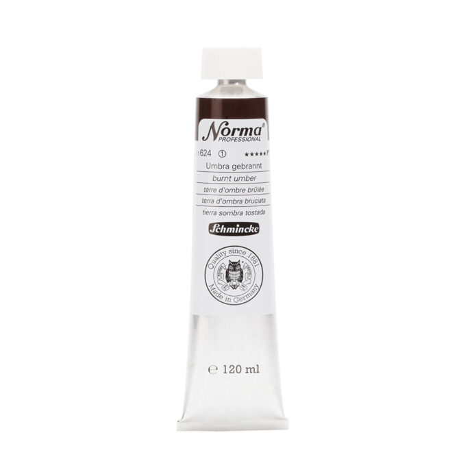 Schmincke Norma Olieverf Tube 120ml - 624 Burnt Umber (s1)