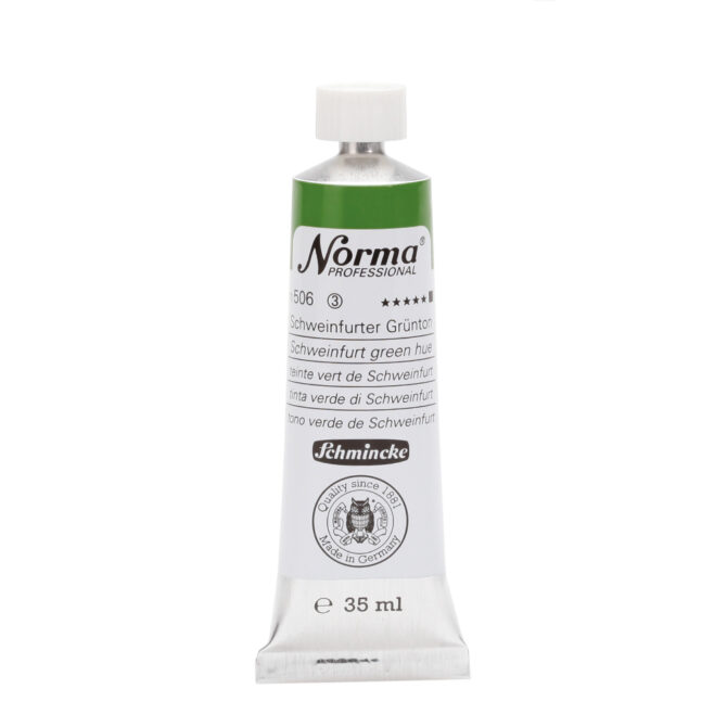 Schmincke Norma Olieverf Tube 35ml - 506 Schweinfurt Green Hue (s3)