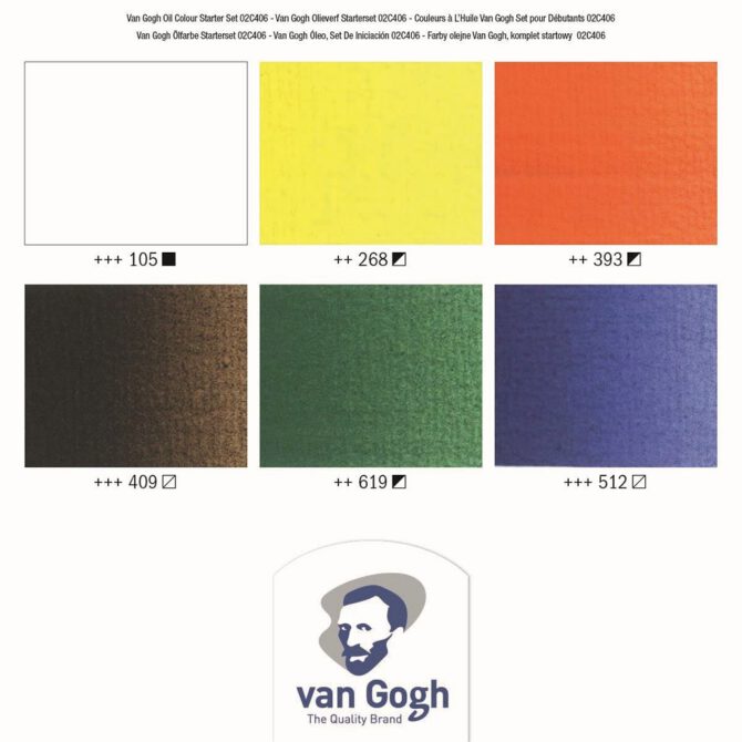 Van Gogh Olieverf - set 6x20ml tube