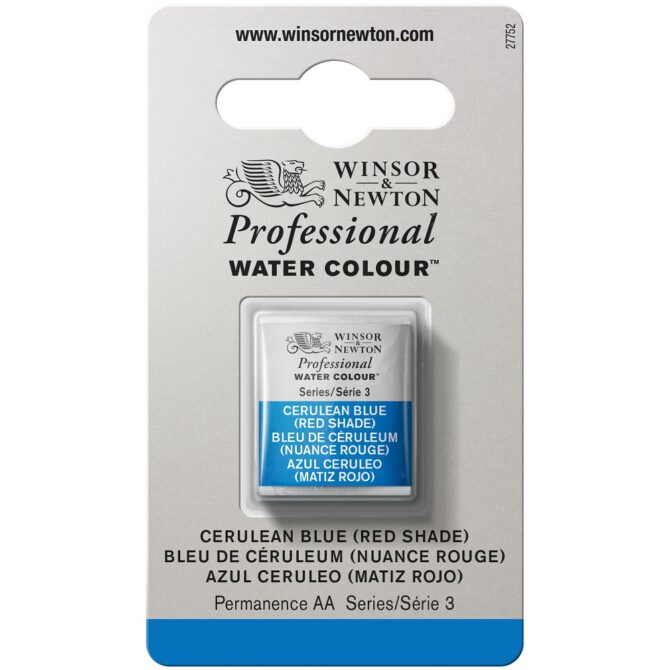 W&N Artists Aquarel 1/2 napje - 140 Cerulean Blue RS (s3)