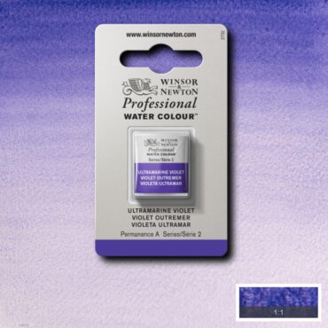 W&N Artists Aquarel 1/2 napje - 672 Ultramarine Violet (s2)