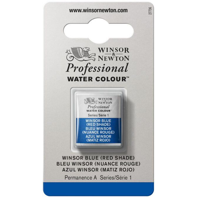 W&N Artists Aquarel 1/2 napje - 709 Winsor Blue RS (s1)